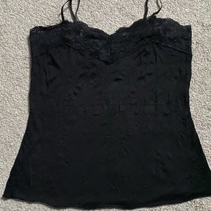 Vintage “Lipsy” Black top w/ Spaghetti Straps